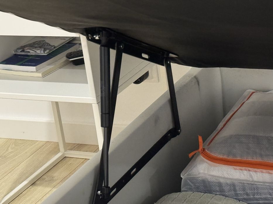 Cama sommier molaflex + colchão + cabeceira