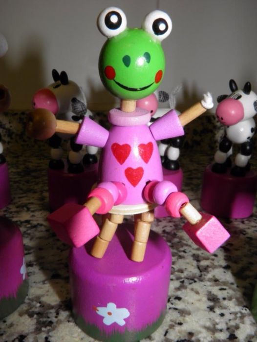 8 Bonecos de elásticos