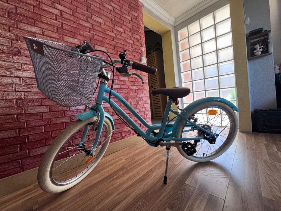 Bicicleta de Cidade de Criança BTWIN 500 20 Polegadas 6-9 Anos impecável