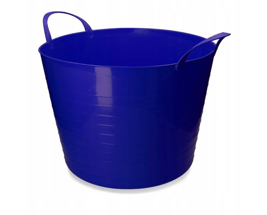 KORYTO ELASTYCZNE karmidło dla KONIA koni 40l niebieskie