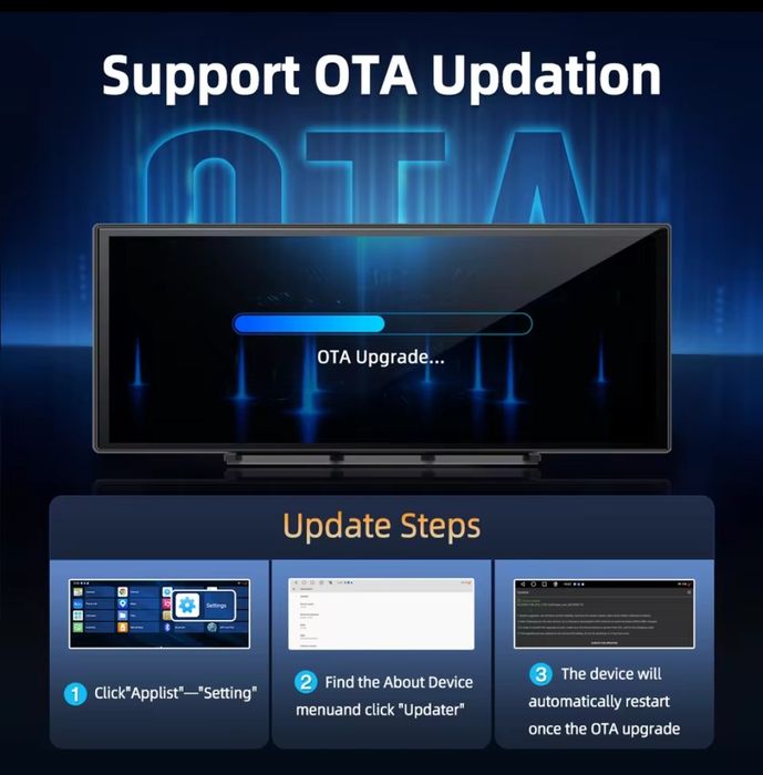 11.4" дюйма Android auto/навігатор (реєстратор на дві камери) 4/64Gb 1