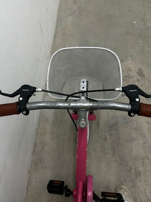Bicicleta Infantil Urban Sweet Rosa com Cesto – Bom Estado