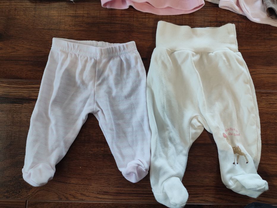 Zestaw ubranek rozmiar 56 dla dziewczynki