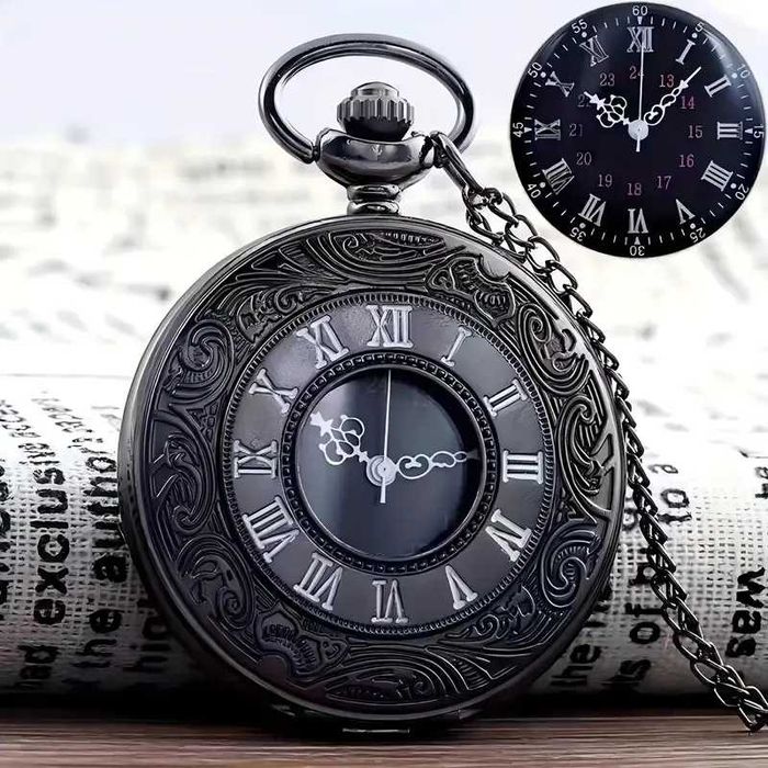Старинные карманные Часы  Большим Римскими Цифрами