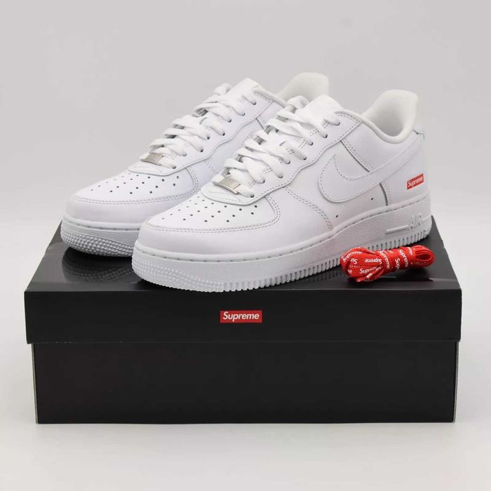 Buty Nike Air Force 1 Supreme White damskie męskie 100% Oryginalne