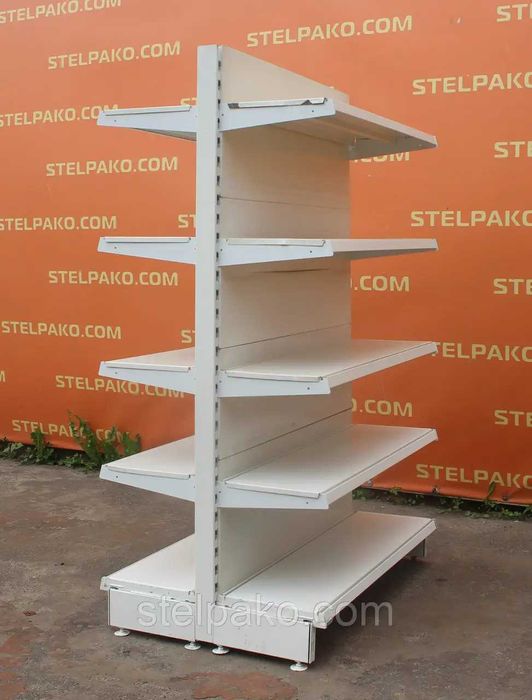 Торгові двосторонні стелажі «Еден» 165х100 cм., Б/у 5975