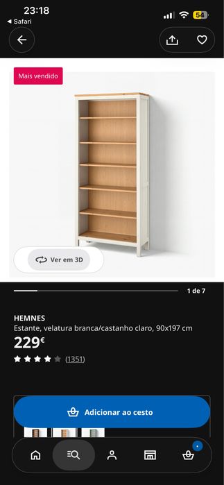Estantes (2) HEMNES - Ikea
