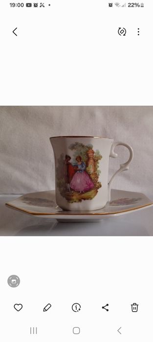 Chávena de porcelana