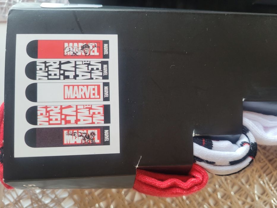 Skarpetki marvel 43-46 wyższe męskie młodzieżowe 5pak 5 par primark UK