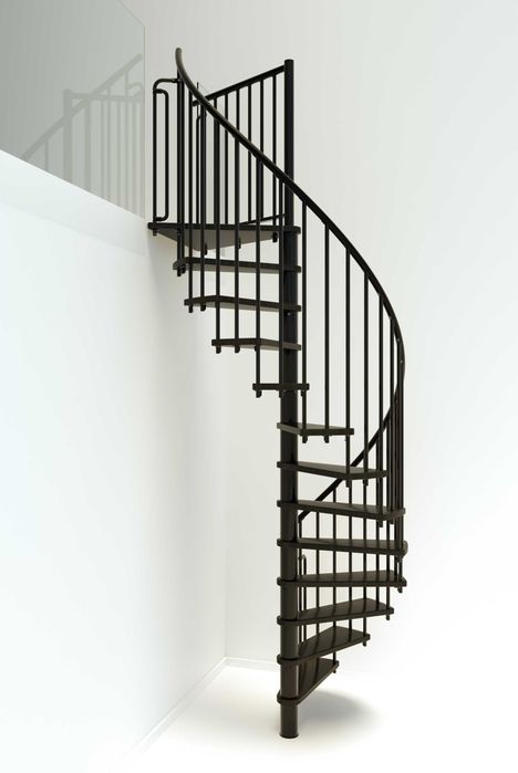PROMOCJA ! Schody kręcone BERLIN Black / 120 cm