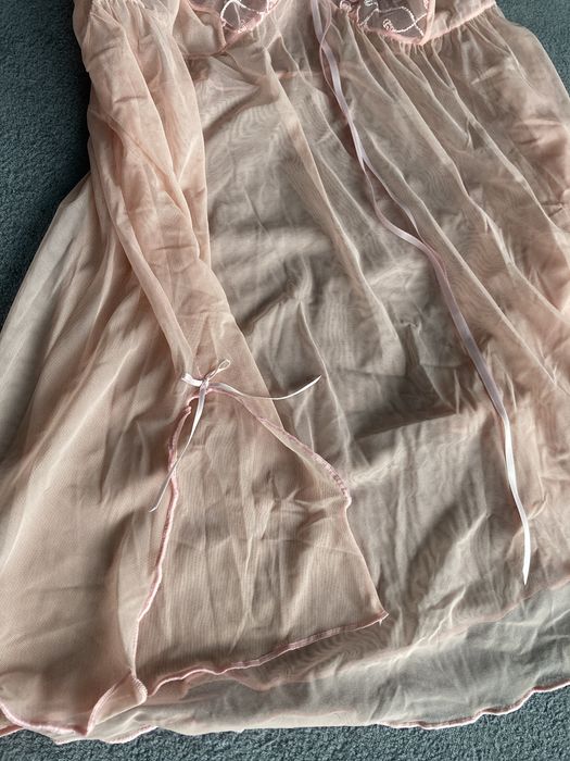 Na walentynki nowy komplet Romantyczny zestaw koszula nocna i figi