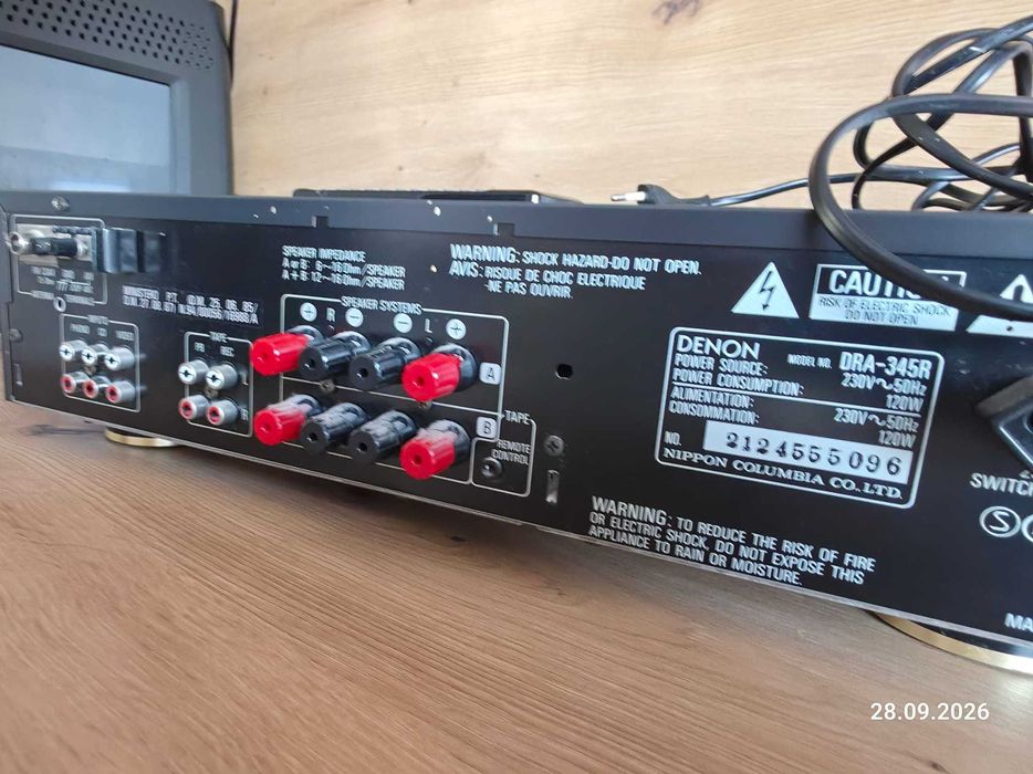Denon DRA-345R amplituner stereo + pilot