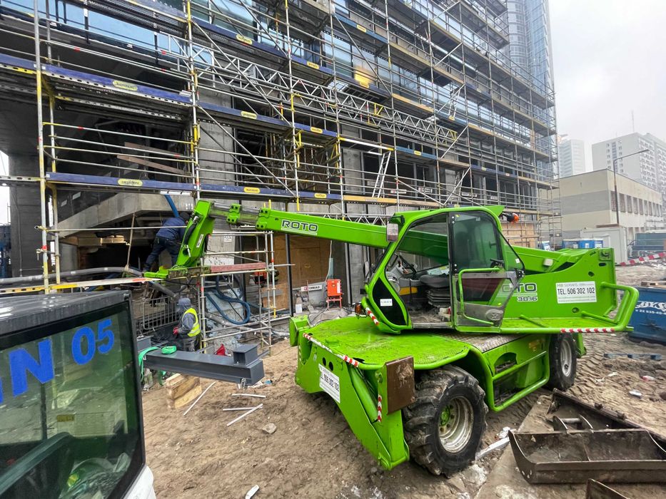 Rental , wynajem ładowarek teleskopowych prostych obrotowych CAŁY KRAJ