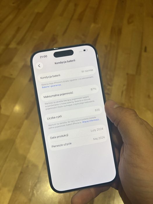 Iphone 15 pro 128gb 87% kondycji
