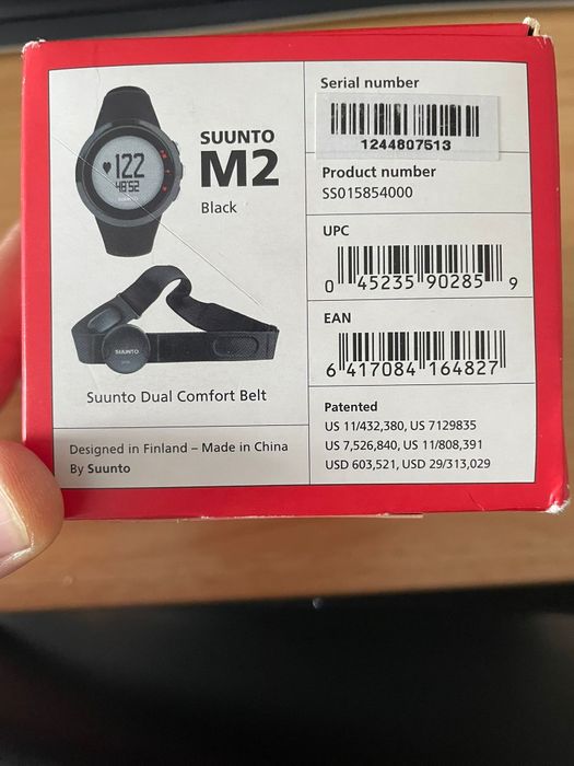 Suunto M2 zegarek i pas HR Suunto Dual