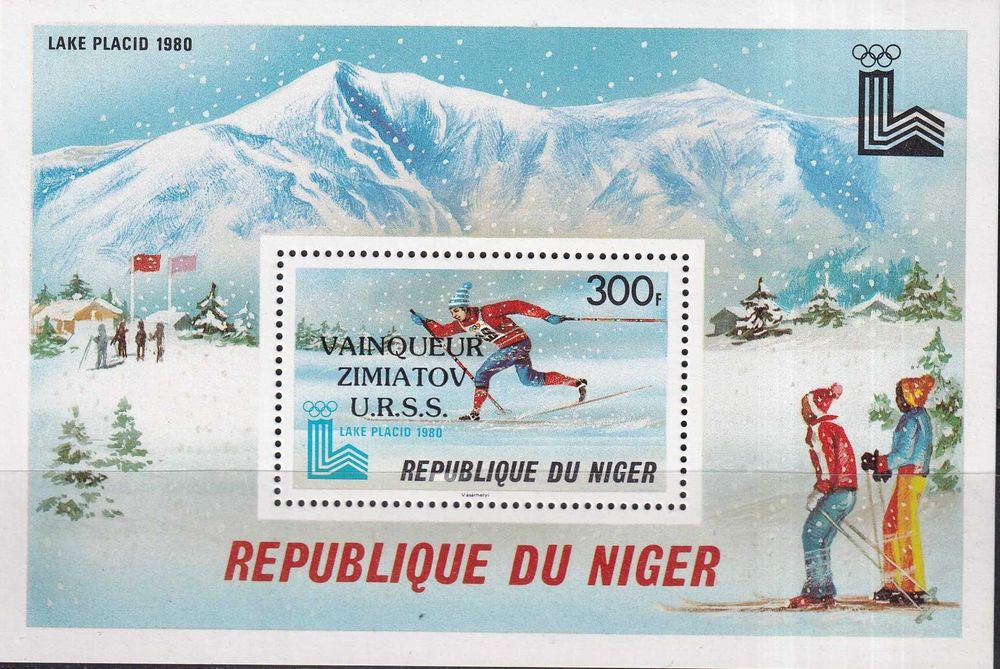 Niger 1980 bl.28 cena 4,40 zł kat.2,50€