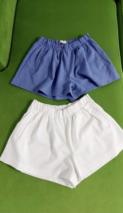 Szorty XS / S niebieskie bawełna spodenki damskie 36 Cocomore firmow