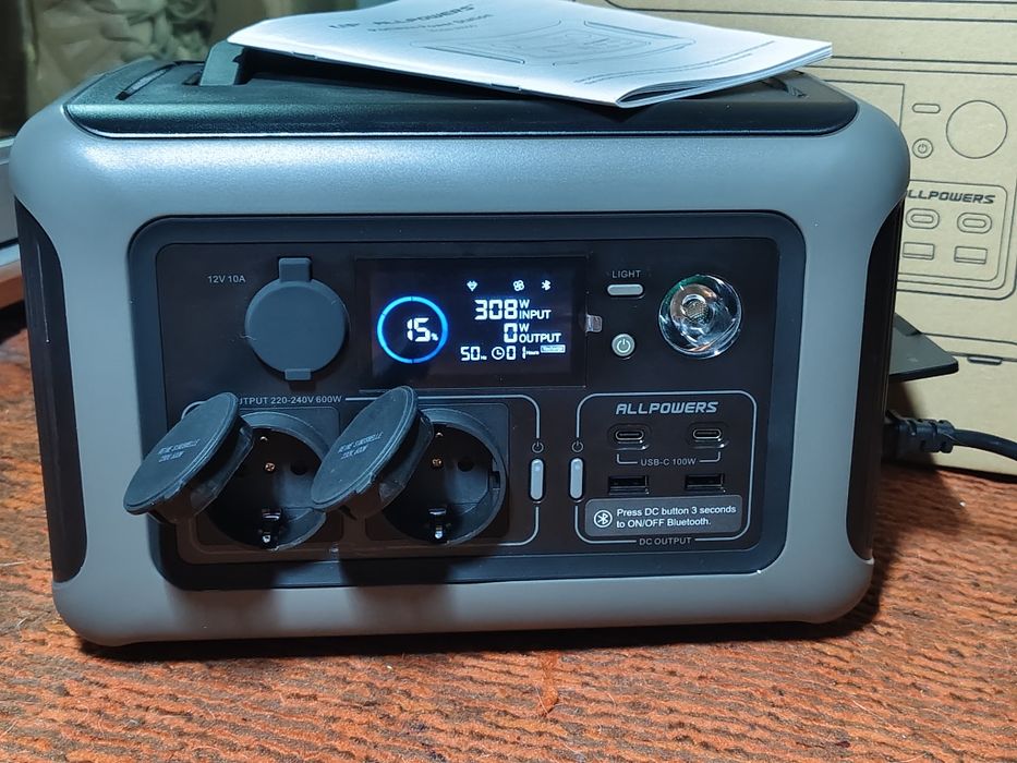 Зарядна станція AllPowers R600 (299Wh/600W) — Нова