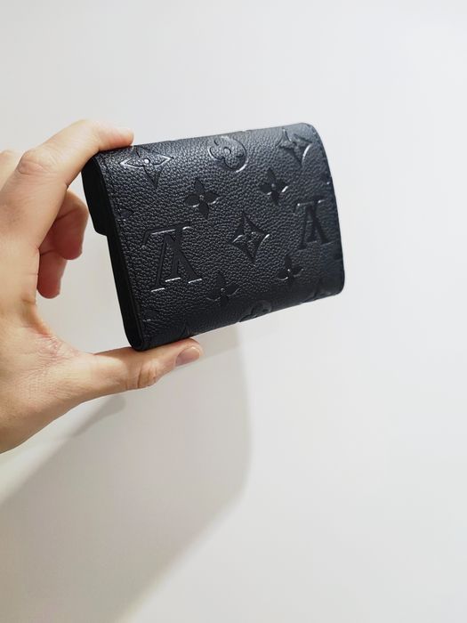LV black wallet - com caixa