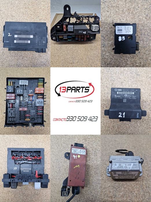 Diversos Modulos Eletronicos Caixas Fusiveis Audi