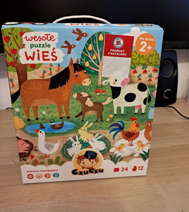 CzuCzu Wesołe puzzle Wieś 2+ 24El