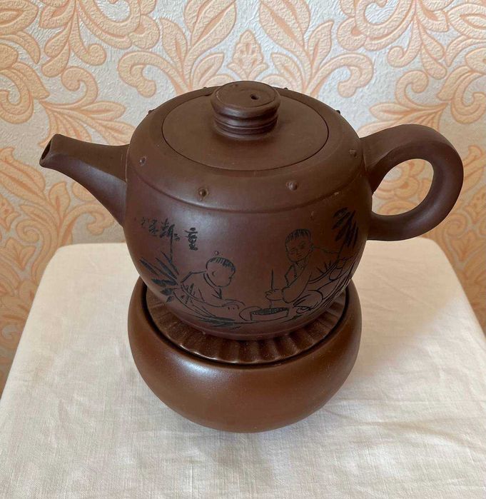 Продам чайний набір з ісинської глини (6 предметів)