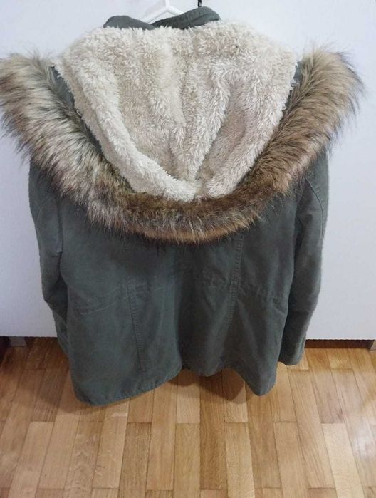Blusão de pêlo para mulher, tamanho 38