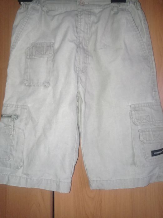 Krótkie spodenki szorty bojówki chłopięce