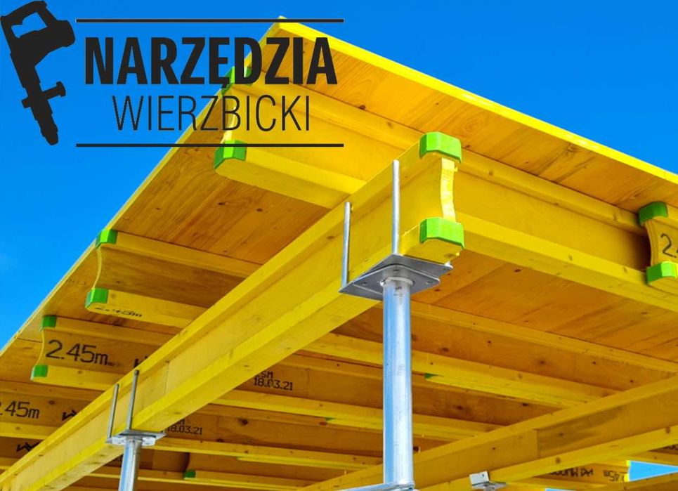 Wynajem szalunków stropowych w Zwoleniu. Szalunki, Stemple,Dźwigary