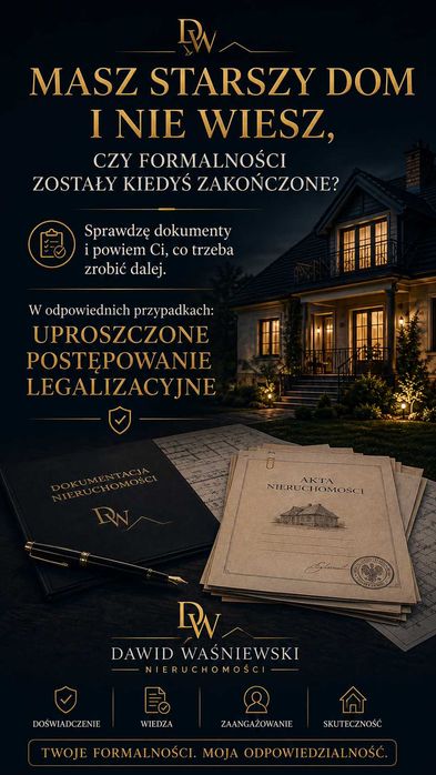 Masz starszy dom? Sprawdzę dokumenty i możliwość uproszczonej legalizacji