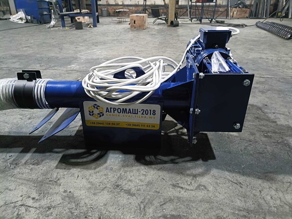 АКЦІЯГнучкий шнек для зерна, шнек безосевой, гибкий шнековый погрузчик