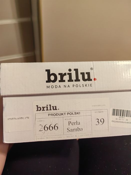 Buty ślubne perłowe czułenka z cyrkoniami ivory Brilu