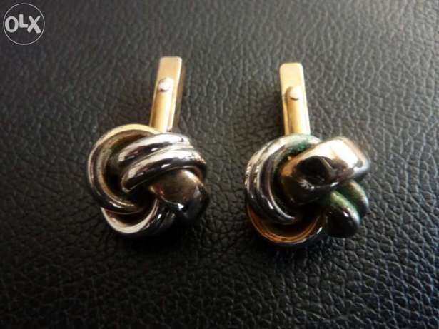 3 Pares Botões de Punho + Mola Gravata