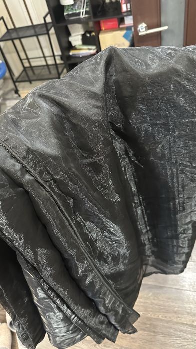 Тюль чорна - довжина 6м, висота 2,75м