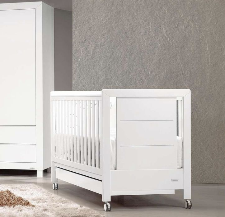 Berço TRAMA inova branco mate