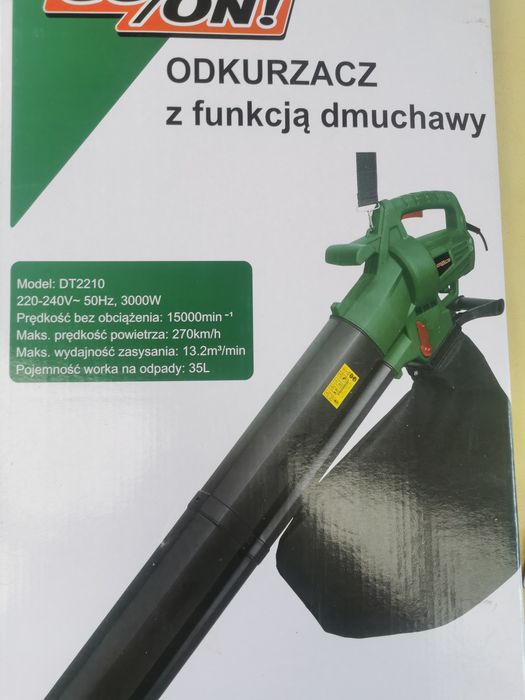 Odkurzacz do liści z funkcją dmuchawy