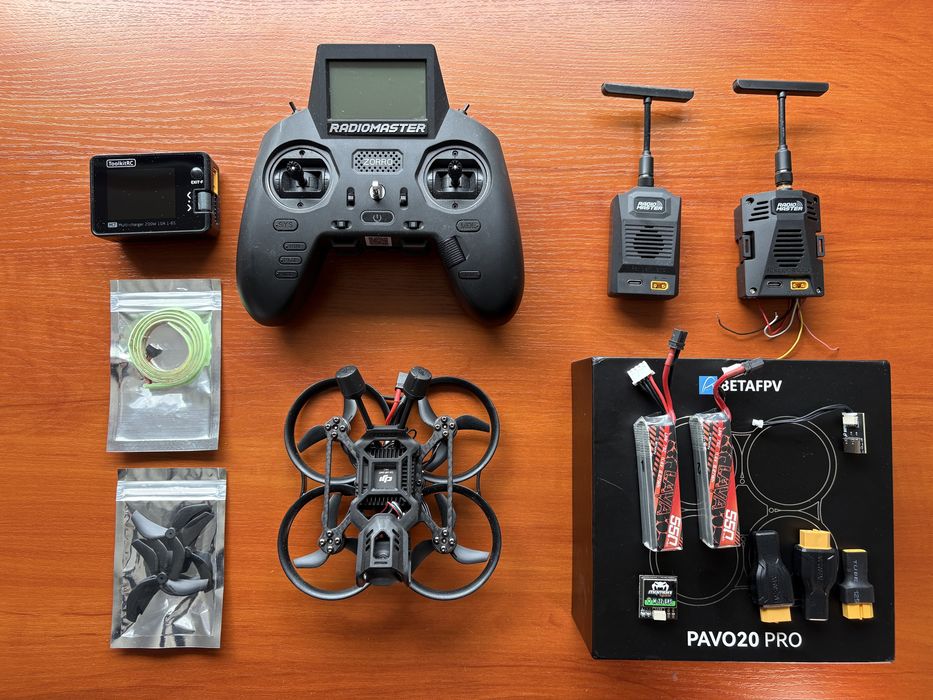 Zestaw FPV BetaFPV Pavo20 Pro DJI O4 Pro + RadioMaster Zorro