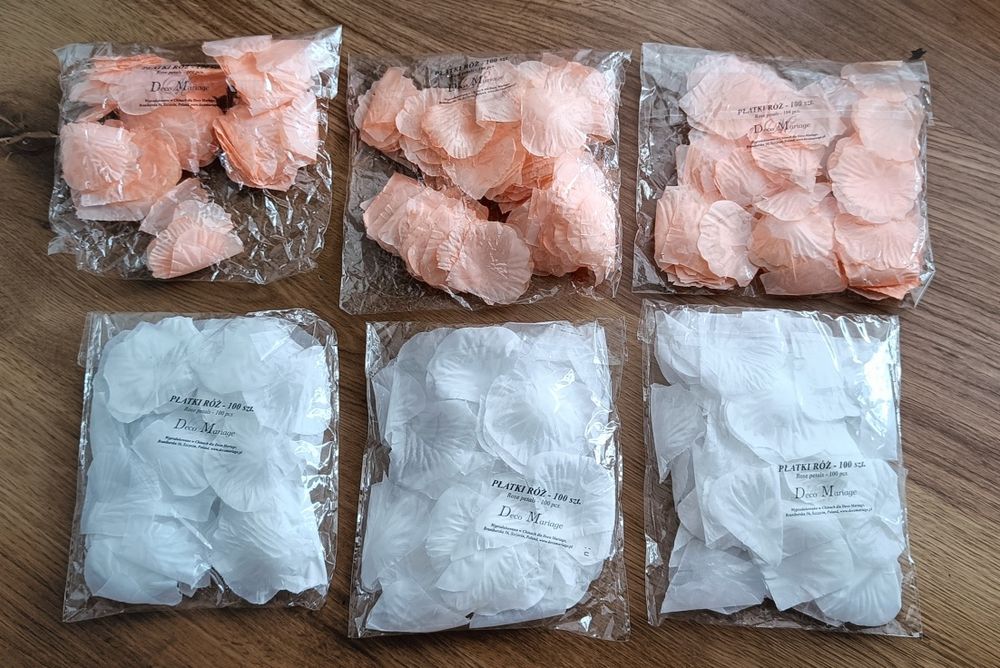 Dekoracyjne płatki róż