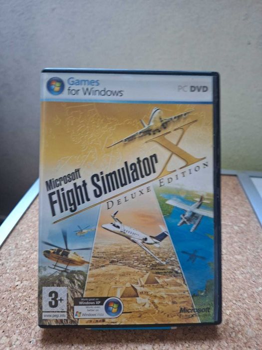 Microsoft Flight simulator X Delux Edition PC