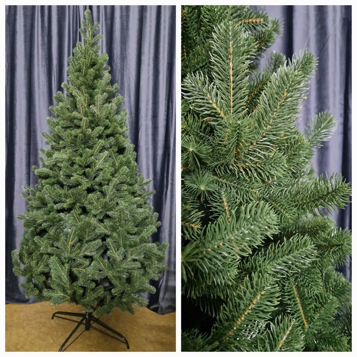 Ялинка штучна 1,8м лита пишна Елка искусственная литая 180 см