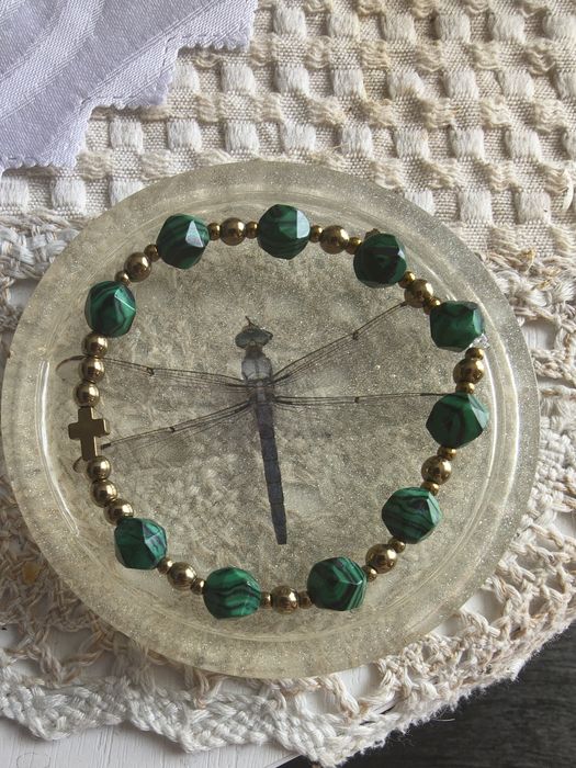 Różaniec z Malachitem