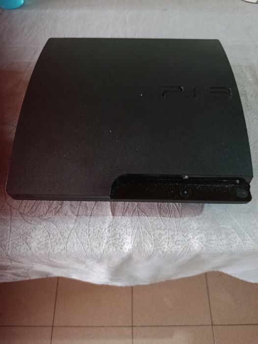 PS3 Slim + 3 Jogos (GTA V, PES 2012, Naruto Storm 3) + Comando + HDMI