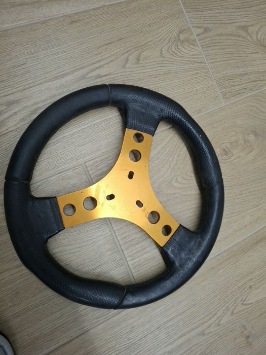 Coluna de direção, varetas,mangas de eixo, volante karting kart trike