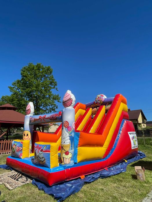 Wynajem zjeżdżalni dmuchanych/Piana Party/Krowa do dojenia/Bumper Ball