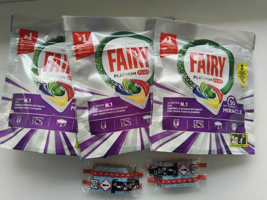 Fairy Platinum Plus 9 szt +2 inne garis