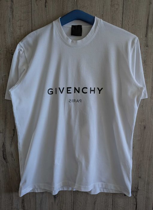 Белая хлопковая футболка Givenchy размер XL
