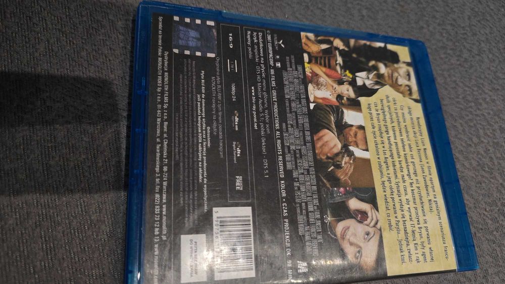 Płyta Bluray Uprowadzona