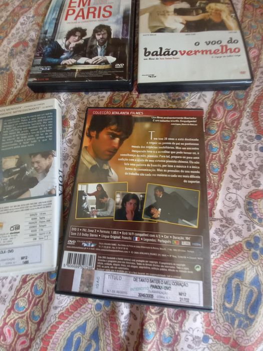 Quatro dvds por dez euros