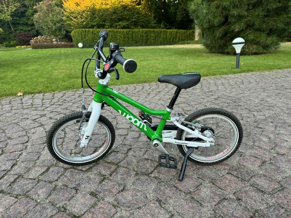 Rower woom 2 , kask, stopka plus błotniki