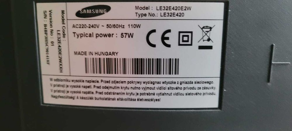 Telewizor SAMSUNG LE32E420